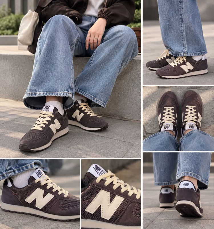 کفش کتانی زنانه نیوبالانس New Balance مدل رانینگ کلاسیک زیره PU سبک | سایز ۳۷ تا ۴۰