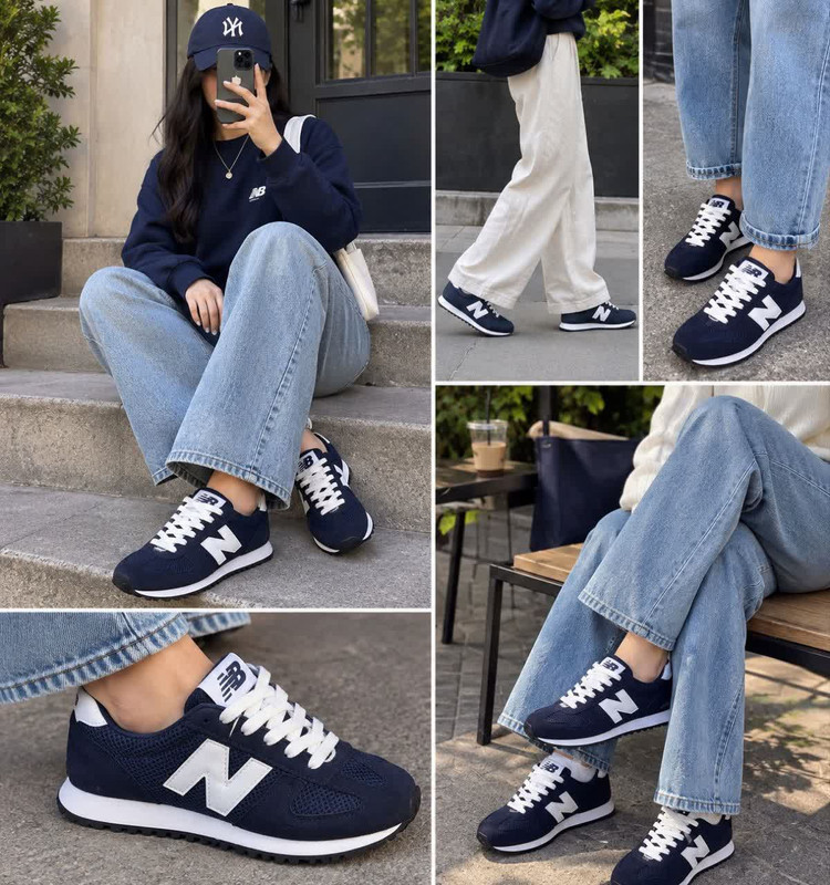 کفش کتانی زنانه نیوبالانس New Balance مدل رانینگ کلاسیک زیره PU سبک | سایز ۳۷ تا ۴۰